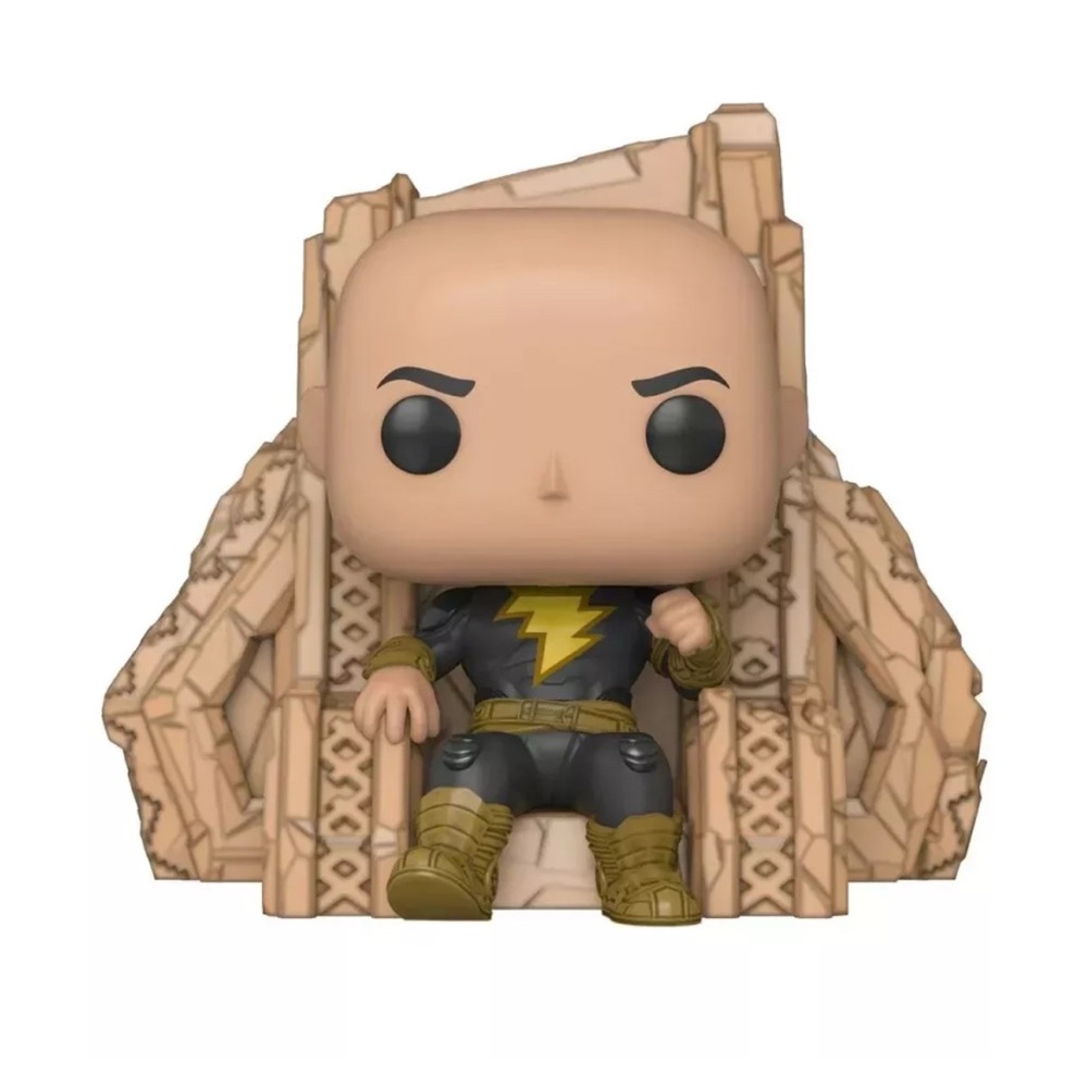 Funko Pop! Black Adam on Throne Vinyl Figure - Picture 2 of 7